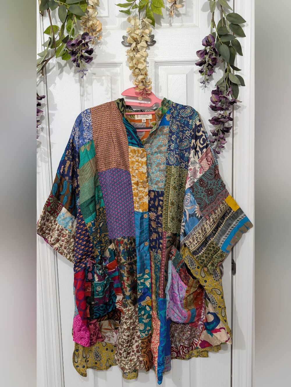 Kantha Bae Goddess Free To Be Silk Blouse